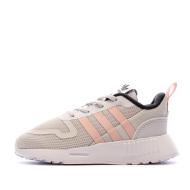 Baskets Grise Fille Adidas Multix pas cher