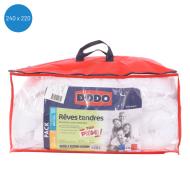 Pack Couette 140x200 + x2 Oreillers Blanc Dodo Rêves tendres pas cher
