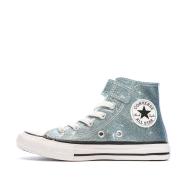 Baskets Bleu Fille Converse Coated Glitter pas cher