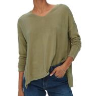Pull en Maille Kaki Femme Only Lamalia