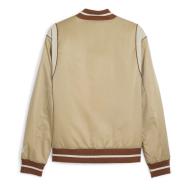 Veste Beige Homme Puma Team Varsity vue 2