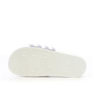 Claquettes Blanche/Mauve Femme Adidas Adilette HQ4294 vue 2