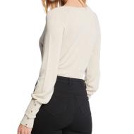 Pull Beige Femme Morgan Mateo vue 2
