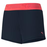 Short de running Marine/Rose Femme Puma Elastic 3 pas cher