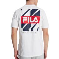 T-shirt Blanc Homme Fila Graphic vue 2