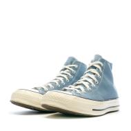 Baskets Bleu Homme Converse Chuck 70 Hi Indigo Oxide vue 6