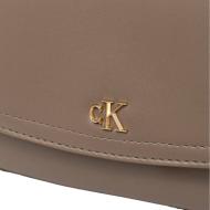 Sac à bandoulière Marron Femme Calvin Klein Jeans Ck Flap vue 2