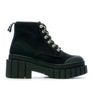 Boots Noir Femme No Name Kross Lows vue 2