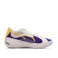 Chaussures de Basketball Blanches Homme Puma All-pro Nitro vue 2