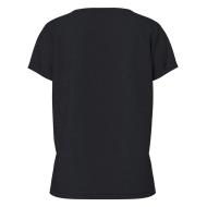 T-Shirt Noir Femme Pieces Pcoda vue 2