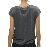 T-Shirt Gris Foncé Femme Vero Moda Sarah vue 2