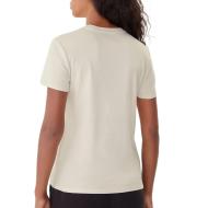 T-Shirt Beige Femme Calvin Klein Jeans Supima vue 2