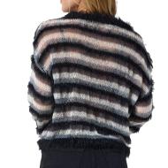 Pull en Maille Noir Femme Noisy May Morgan vue 2