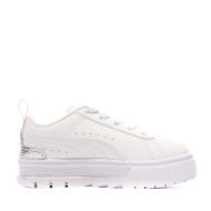 Baskets Blanches Fille Puma Mayze Shiny vue 2