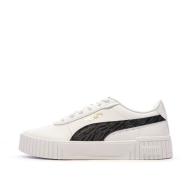 Baskets Blanches/Noires Femme Puma Carina 2.0 399397 pas cher
