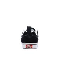 Baskets Noir/Blanc Enfant Vans Knu Skool Elastic vue 3