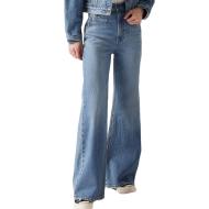Jean Bleu Femme Levi's Ribcage Bells pas cher