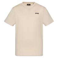 T-shirt Beige Homme Schott EMB pas cher