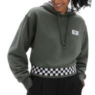 Sweat à capuche Kaki Femme Vans Boom Boom pas cher
