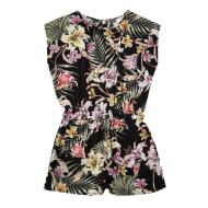 Combishort Noire à Motifs Fille O'Neill Print Playsuit pas cher