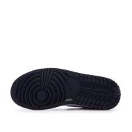 Air Jordan 1 Low Marine/Blanc Homme Nike vue 5