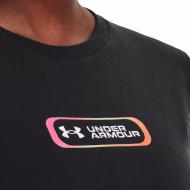 T-shirt Noir Femme Under Armour Gradient Pill vue 3