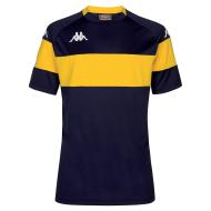 T-Shirt de Sport Marine/Jaune Homme Kappa Dareto