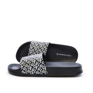 Claquettes Noir Femme Rose Lulu Castagnette Lydonie pas cher