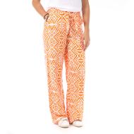 Pantalon Orange Femme Only Nova Life Palazzo pas cher