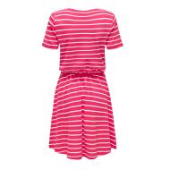 Robe à Rayure Rose Femme ONLY 15320317 vue 2