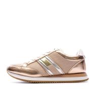 Baskets Rose Gold Femme Tommy Hilfiger Casual Retro pas cher