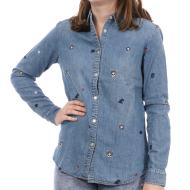 Chemise en Jeans Brodé Femme Scotch & Soda pas cher