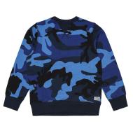 Sweat Camouflage Bleu Garçon Diesel Felpa vue 2