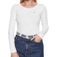 T-shirt Manches Longues Blanc Femme Tommy Hilfiger Desert