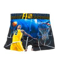 Boxer Noir/Jaune Garçon Freegun Basket vue 2