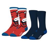 x2 Paires de Chaussettes Rouge/Marine Freegun La Vache qui Rit