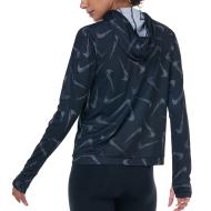 Sweat à Capuche de Sport Noir/Gris Femme Nike Pacer Hooded vue 2
