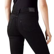 Jean 312 Slim Noir Femme Levi's Shaping vue 2