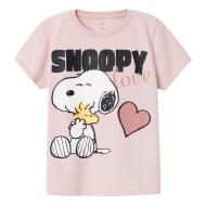 T-shirt Rose Clair Fille Name it Nanni pas cher