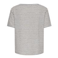 T-Shirt Beige/Marine Femme JDY Korna vue 2