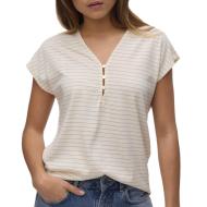 T-Shirt Beige Femme Vero Moda Balola