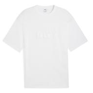 T-Shirt Blanc Homme Puma Pl Ess pas cher