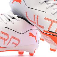 Calzado Puma Blanco/Naranja Junior Ultra 5 Play FG/AG ver 7