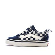Baskets Bleu Foncé Garçon Vans Td Ward Slip-on Checkerboard pas cher
