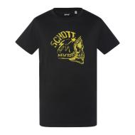 T-shirt Noir Homme Schott Tom21 pas cher