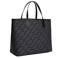 Sac à Main Noir/Gris Femme Tommy Hilfiger Th Icon Satchel Jacq vue 2