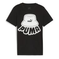 T-shirt Noir Garçon Puma Mid 90s pas cher