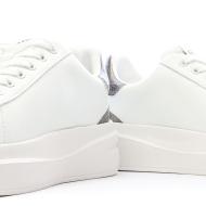 Baskets Blanches/Argent Femme Guess Elbina vue 7