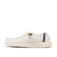 Chaussures Blanches Femme Hey Dude Wendy Washed pas cher
