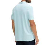 Polo Bleu Clair Homme Calvin Klein Jeans Ss Monogram Pique vue 2